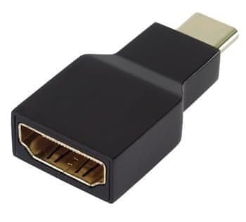 PremiumCord Prevodník USB-C na HDMI, rozlíšenie 4K a FULL HD 1080p, pozlátené konektory ku31hdmi12